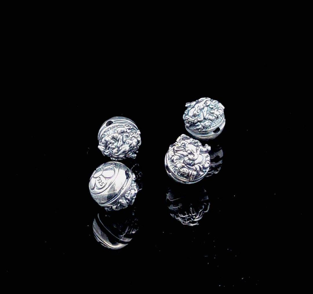 925 Sterling Silver Medium Beads For Bracelet Necklace Jewelry Making Supplies