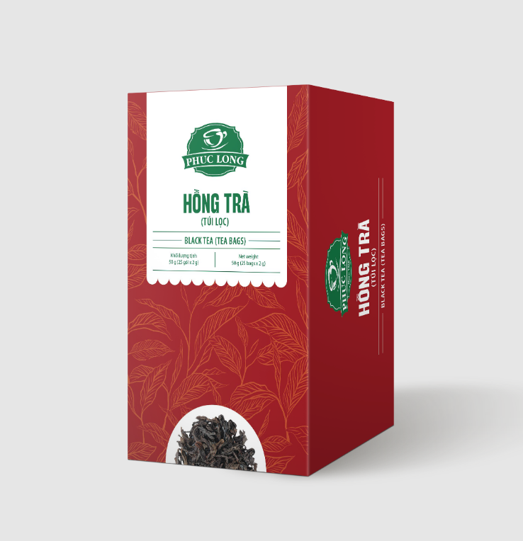 Box of Phuc Long Tea 25 Bags Vietnamese Herbal Vietnam