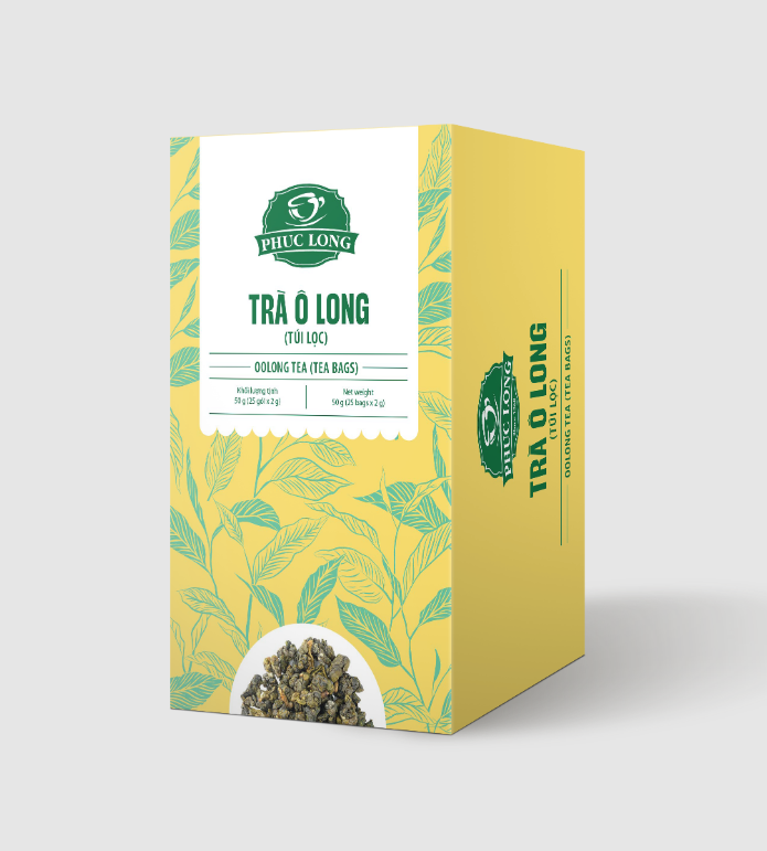 Box of Phuc Long Tea 25 Bags Vietnamese Herbal Vietnam