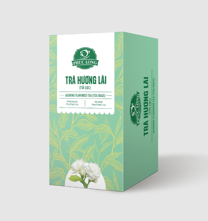 Box of Phuc Long Tea 25 Bags Vietnamese Herbal Vietnam