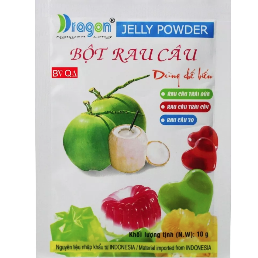 Nguyen Long Agar Agar Jelly Powder Dragon Make Coconut Jelly - Bột Rau Câu Dừa Nguyên Long