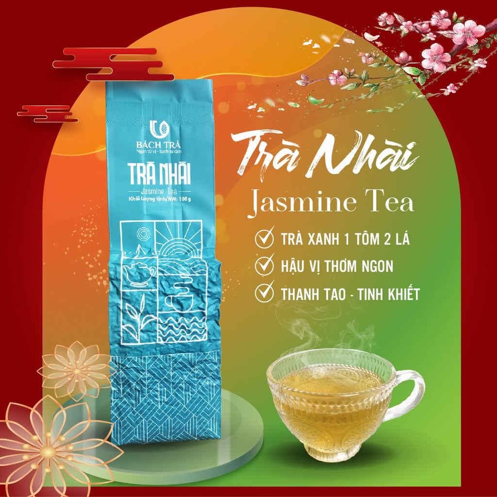 Bach Tra Tea Bags Naturally Caffeine-Free Pure & Handpicked Herbal Infusion 100g/200g