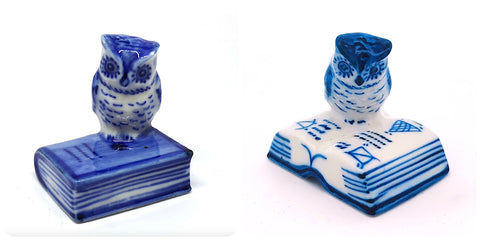 ZOOCRAFT Porcelain Brown Tiger Cat Figurine Handmade Miniatures Collectible Ceramic