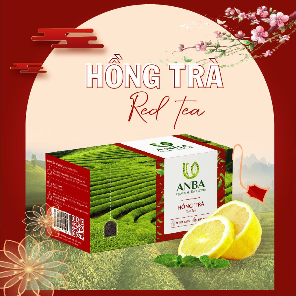 ANBA Tea Bags 25 Count Naturally Caffeine-Free Pure & Handpicked Herbal Infusion With Variety Flavors