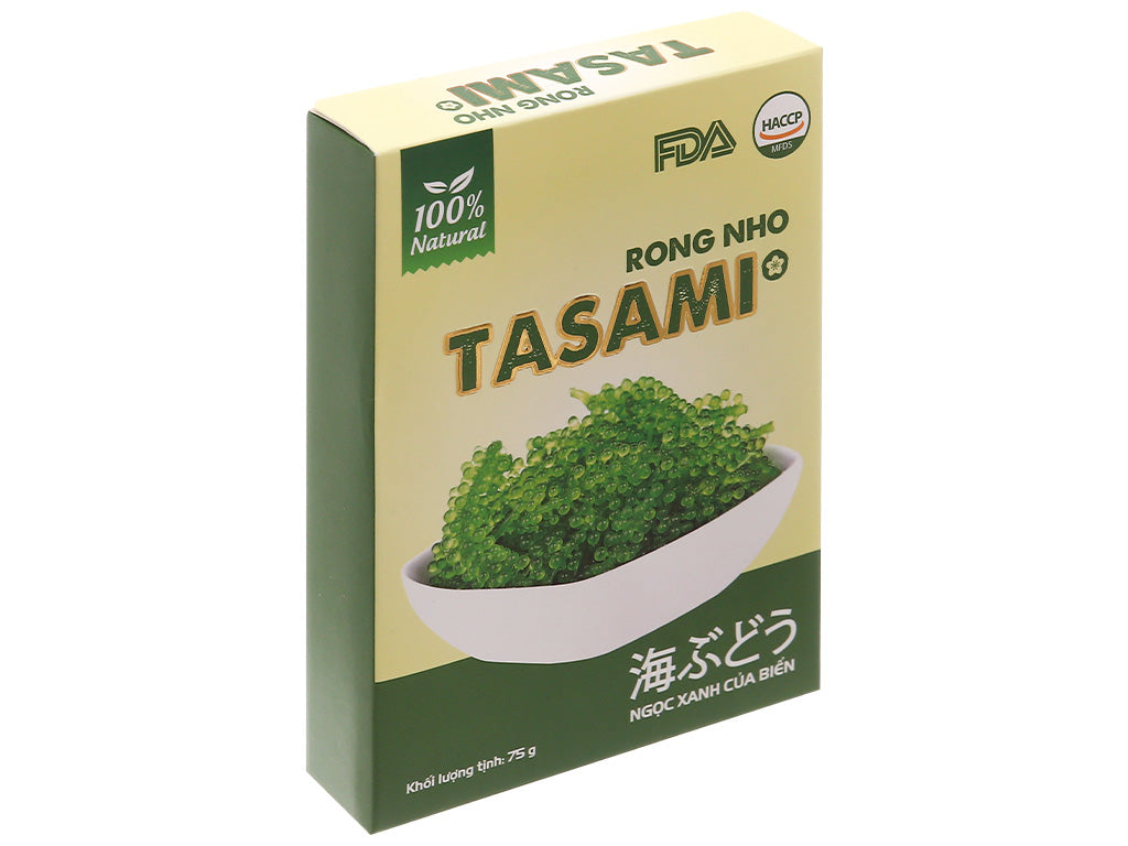 Tasami Seagrapes Wasabi Soybean Sauce 75g x 1 box | 100% Natural