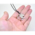 Abstract Lion Stainless Steel & 18K Gold Necklace Pendant Jewelry