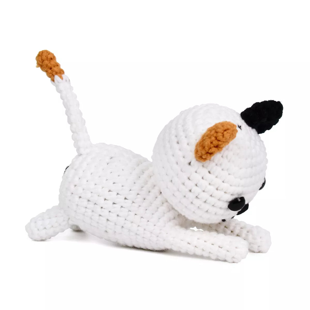 Dark grey Weasel Handmade Amigurumi Stuffed Toy Knit Crochet Doll VAC