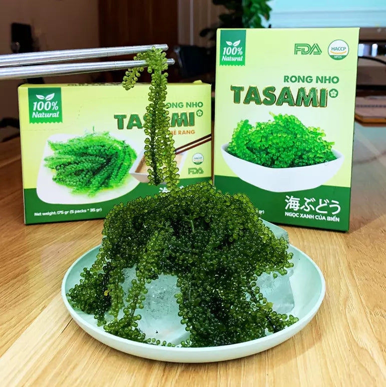 Tasami Seagrapes Wasabi Soybean Sauce 75g/ 100g/ 137.5g x 1 box | 100% Natural