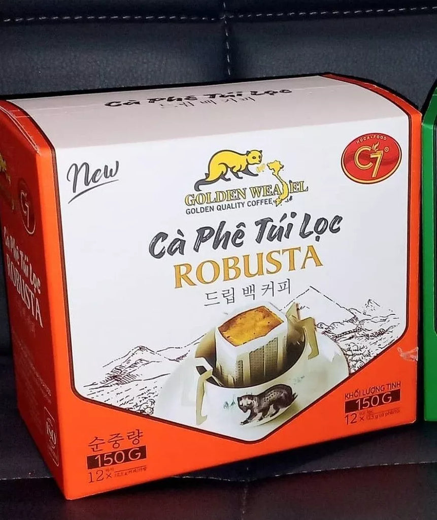Huca Food - Golden Weasel Vietnamese Coffee Two Flavour Arabican & Robusta 150g