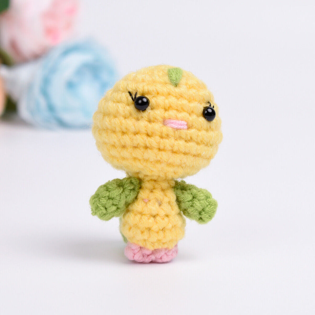 Rainbow Tree and Birds Handmade Amigurumi Stuffed Toy Knit Crochet Doll VAC