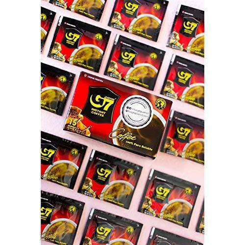 Trung Nguyen G7 Instant Pure Black Coffee - 15 Bags x 2g/ 50 Bags x 2g Grams VietsWay Seller