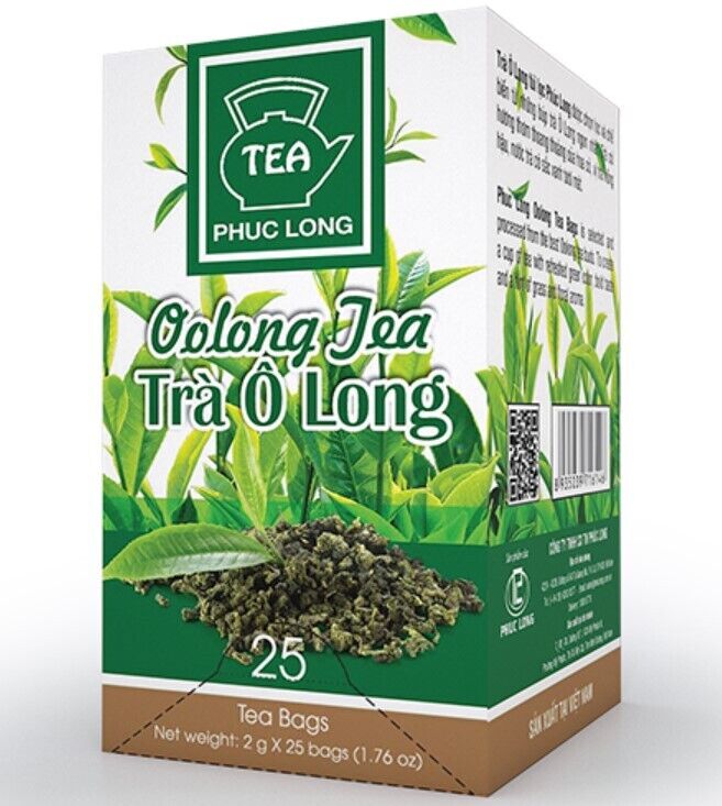 Box of Phuc Long Tea 25 Bags Vietnamese Herbal Vietnam Choose Style by VietsWay
