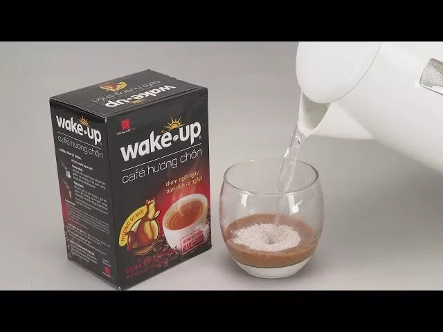 Vietnamese Coffee Wake Up Instant Coffee 3 in 1 -The Coffee Innovator VinaCafe 306g (18packs x 17g)