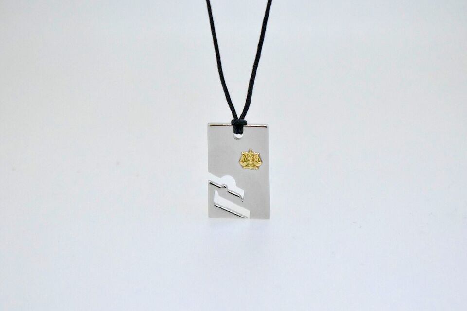 Astrology Sign Horoscope 18K Gold & Stainless Steel Necklace Pendant Jewelry