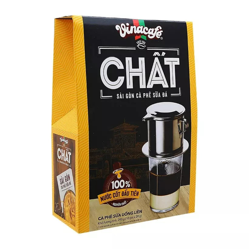 Vinacafe Chat Sai Gon Instant Iced Coffee Condensed Milk 290g VietsWay Seller