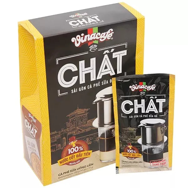 Vinacafe Chat Sai Gon Instant Iced Coffee Condensed Milk 290g VietsWay Seller