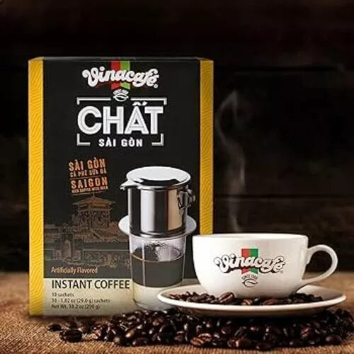 Vinacafe Chat Sai Gon Instant Iced Coffee Condensed Milk 290g VietsWay Seller