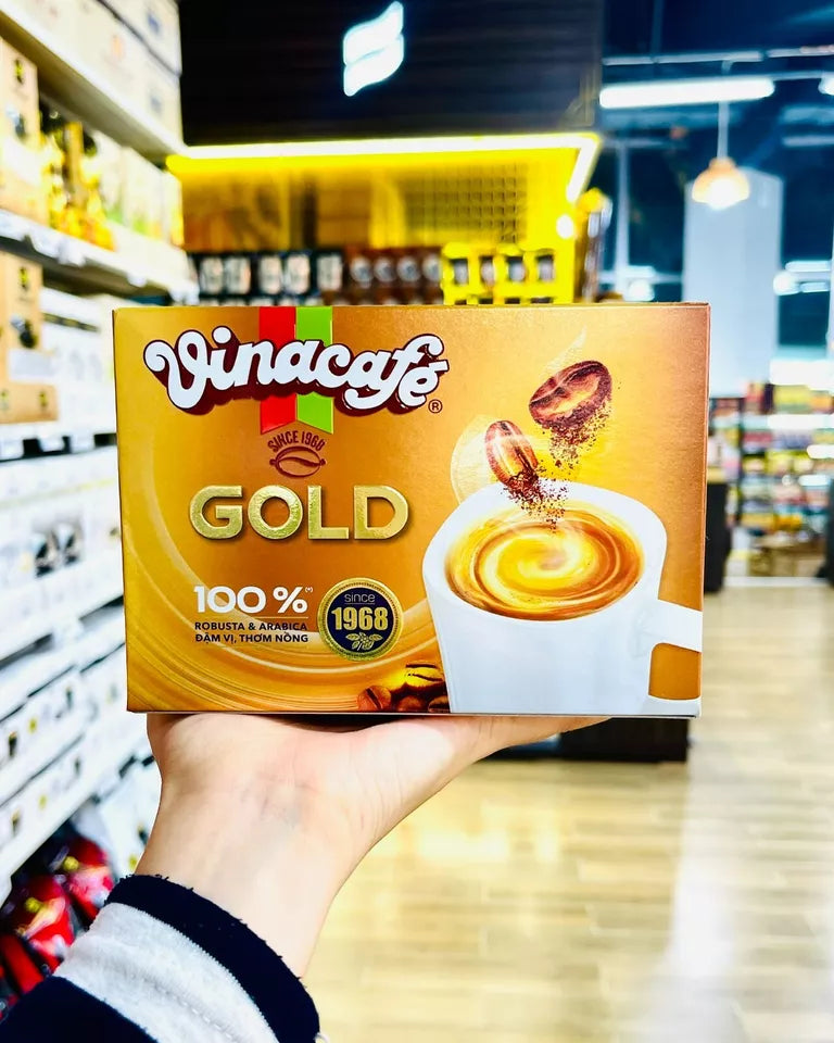 Vinacafe 3in1 Gold Original Instant Vietnamese Coffee Since 1968 18 Sachets 360g