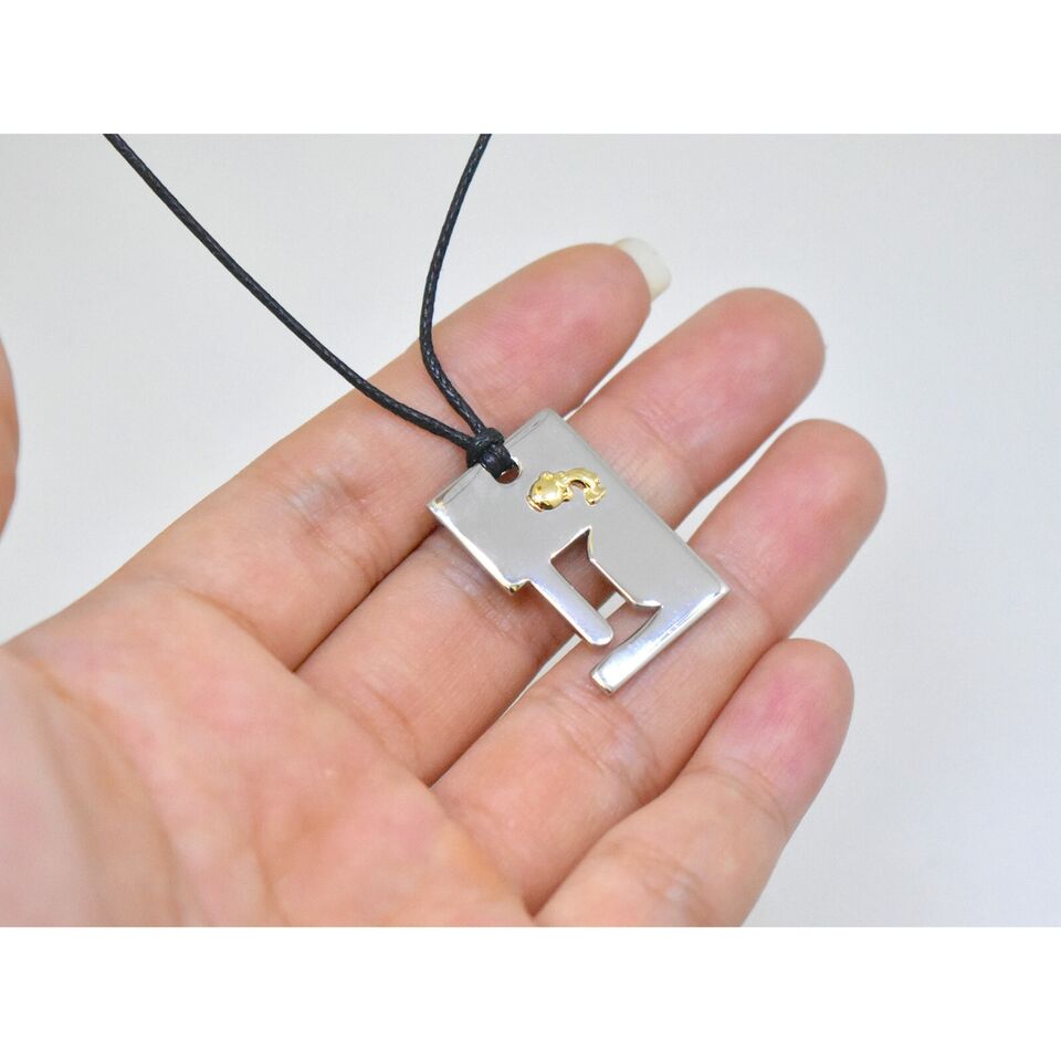 Astrology Sign Horoscope 18K Gold & Stainless Steel Necklace Pendant Jewelry