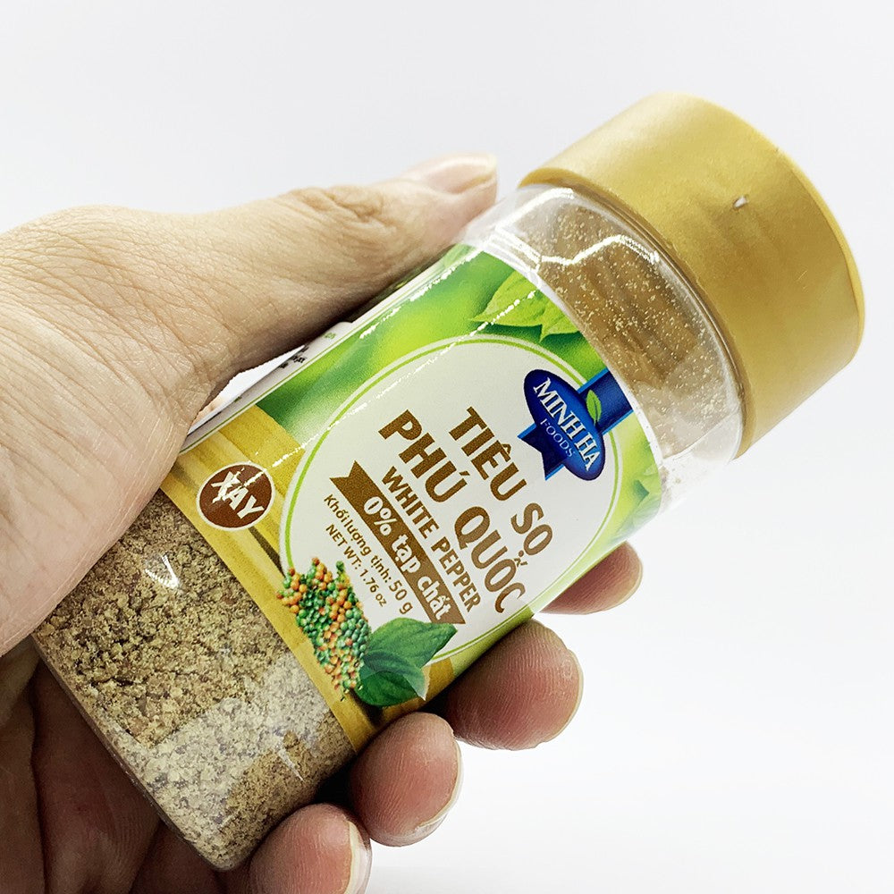Minh Ha Foods Phu Quoc Black & White Pepper - Vietnamese Traditional Spices