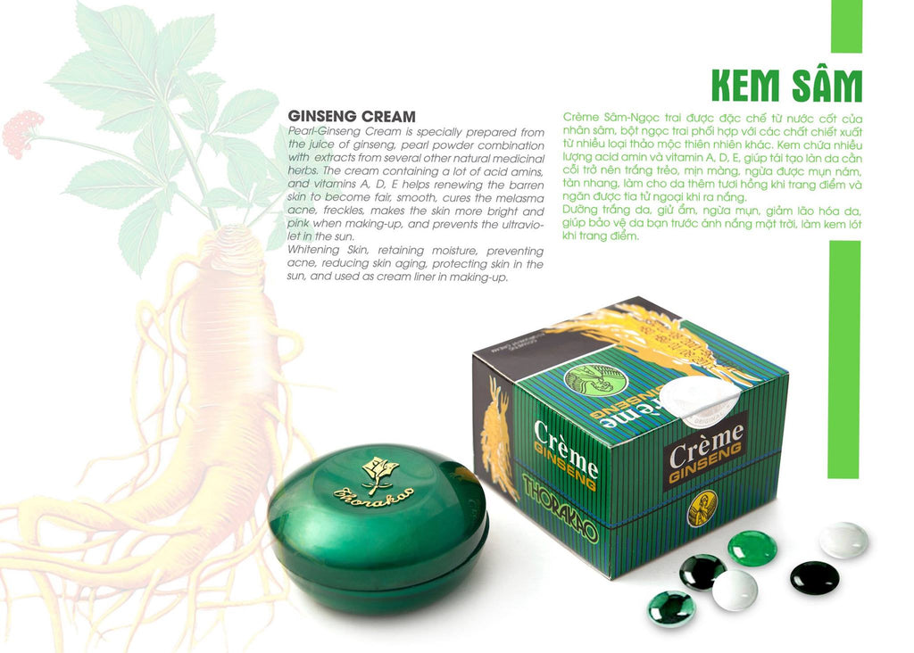 Thorakao Ginseng CreamHelps Renewing The Barren Skin To Become Fair, Smooth 7g