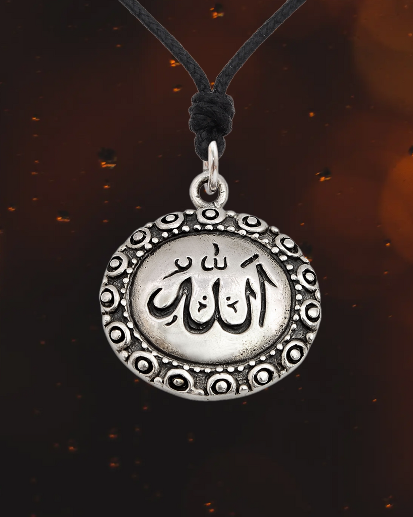 Islam Muslim Quran 92.5 Sterling Silver Pewter Brass Necklace Pendant Jewelry