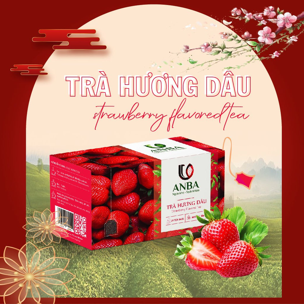 ANBA Tea Bags 25 Count Naturally Caffeine-Free Pure & Handpicked Herbal Infusion With Variety Flavors