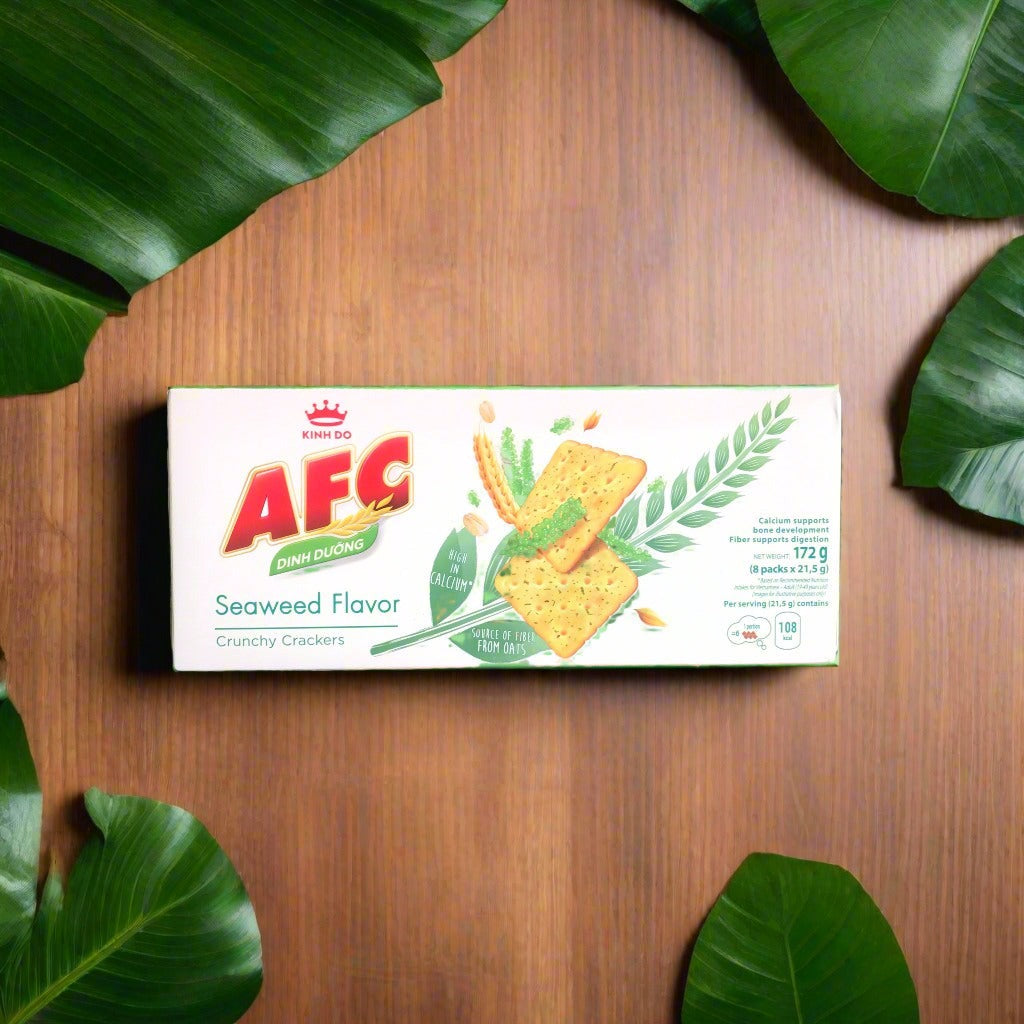 KINH DO - AFC Crunchy Cracker - Vegetable, Wheat, Seaweed And Beefsteak Flavours