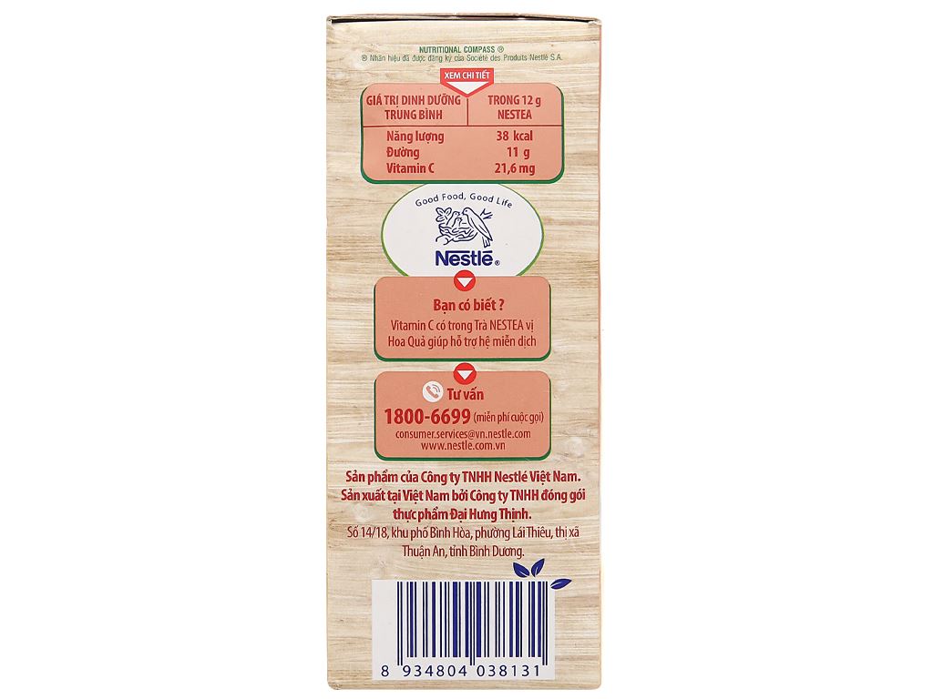 Nestea Instant Tea - Fruits & Berry Hibiscus, Lemon, Jasmine Flavour - Fresh, Sweet Tea