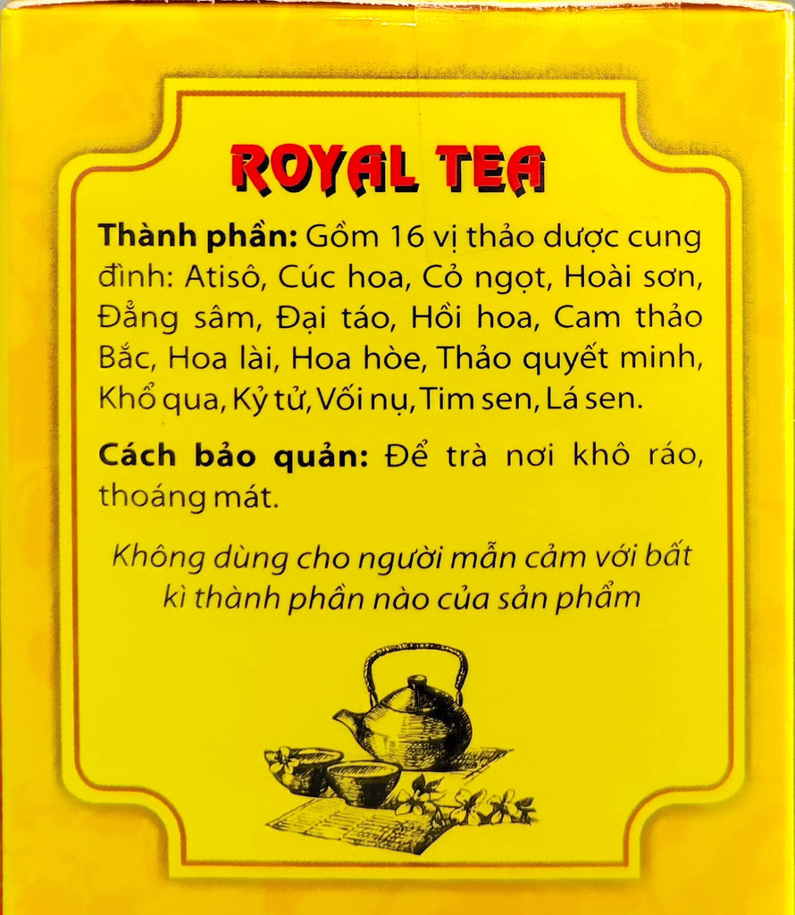 Cung Dinh Hue Tea Bags - Hue Imperial Tea Bags- Royal Tea Vietnamese Tea