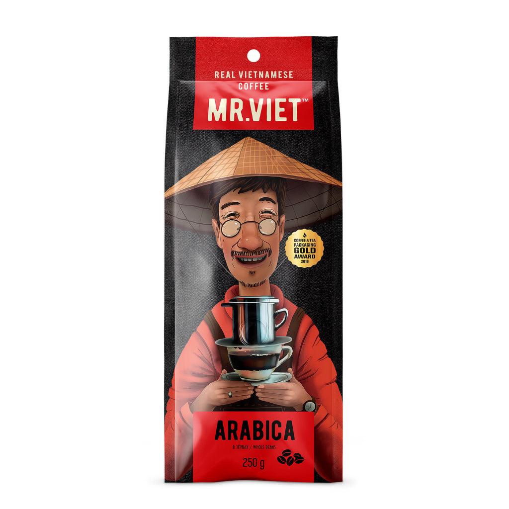 MR. VIET Coffee Vietnamese Coffee Bean Arabica Robusta Flavors 250 500g VietsWay