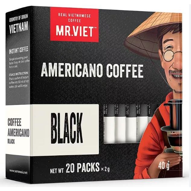 Mr. Viet Vietnamese Instant Coffee 4in1 / 3in1 / 2in1 Cappuccino / Black Americano/ Ginsheng Coffee