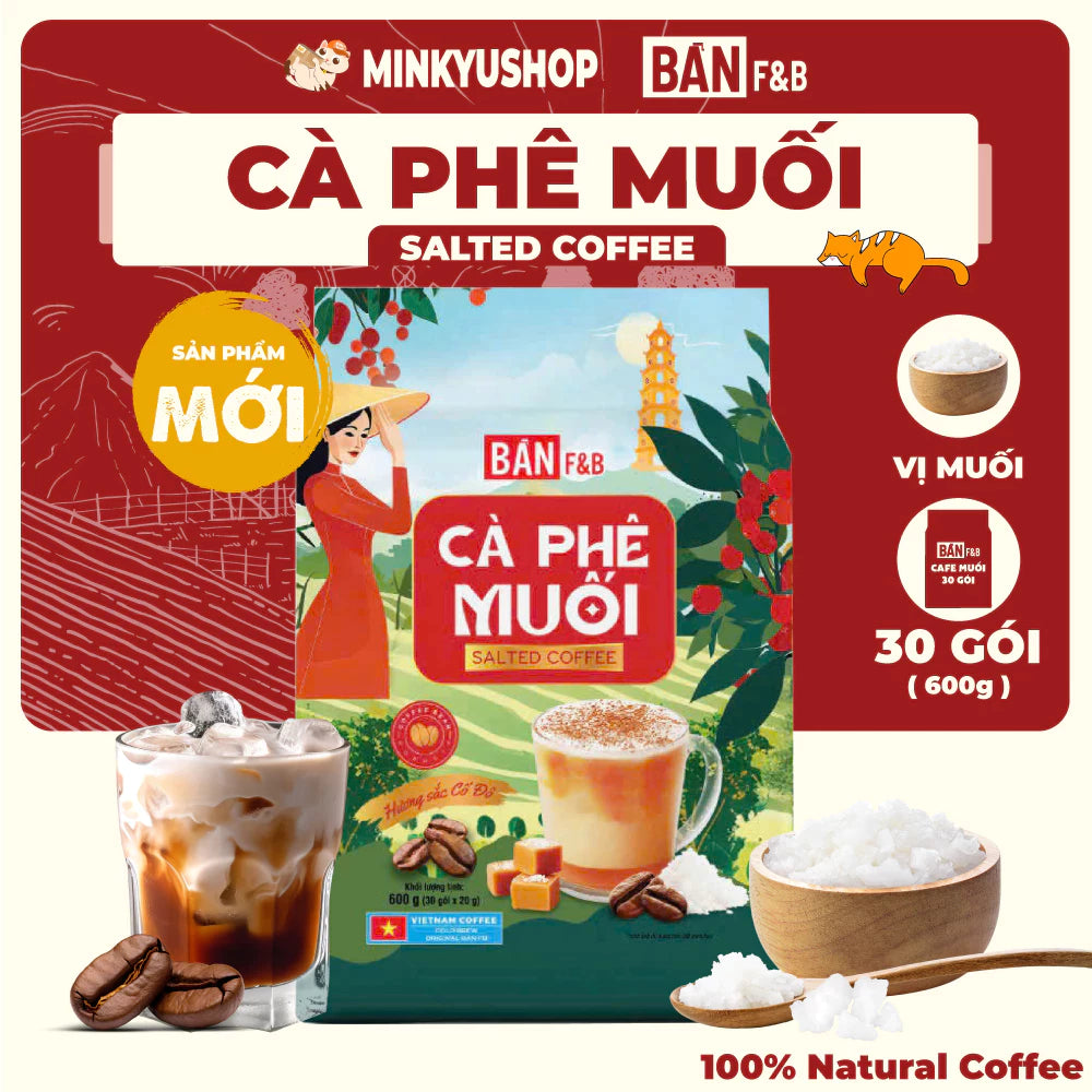 BAN F&B Eah'Leo Daklak Coffee Landscapes Weasel Original/Egg Coffee/ Salt Coffee