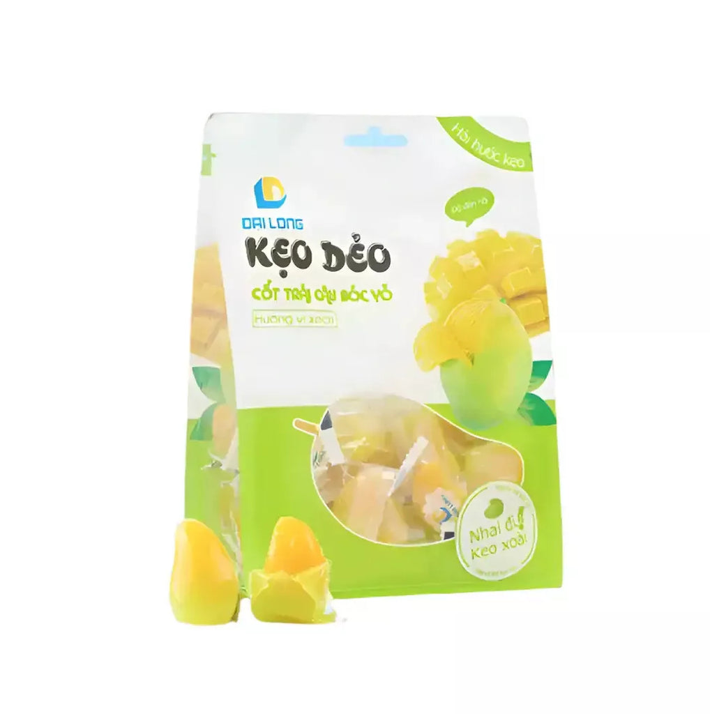 Dai Long Vietnamese Peelable Mango Candy With 2 Flavours: Ripe Mango & Green Mango 300g