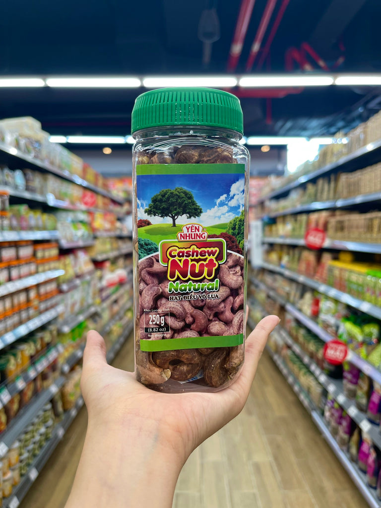 Yen Nhung Vietnamese Cashews Flavored Honey, Garlic & Salted Sugar 500 GRAMS