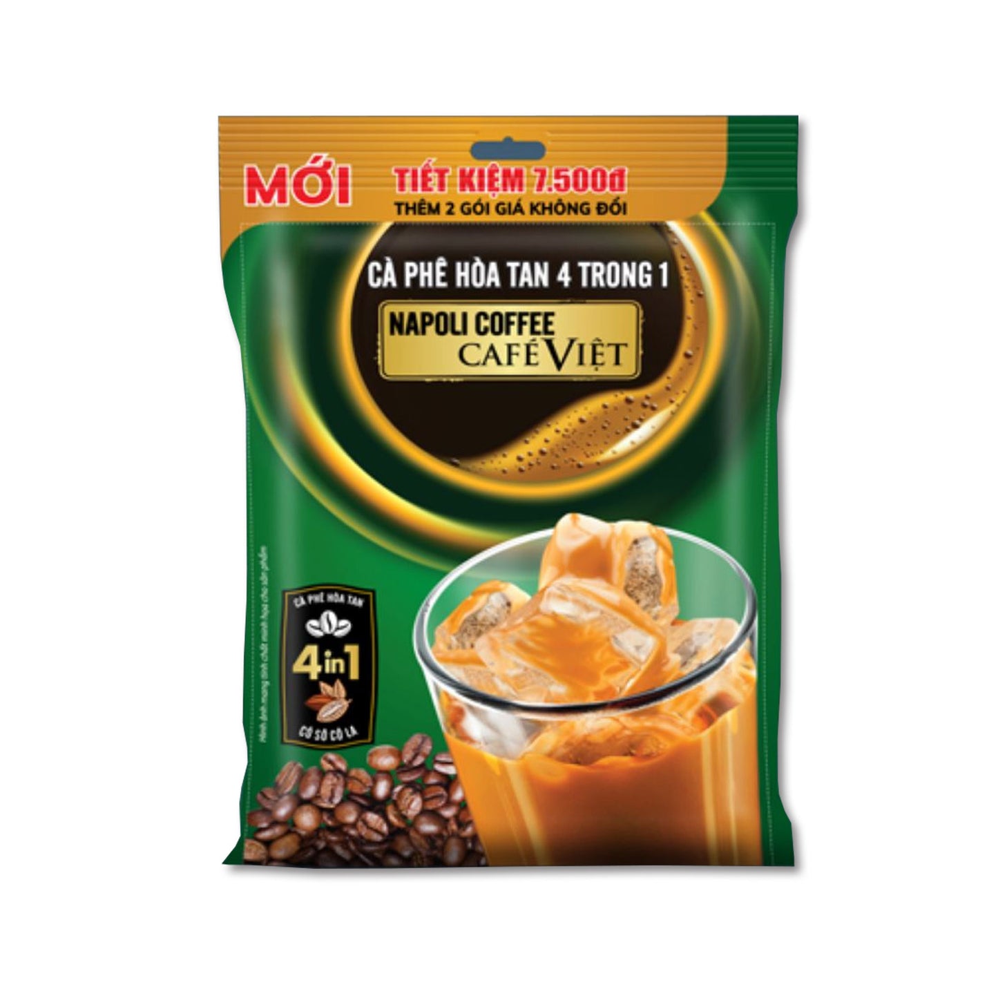 Instant coffee 4in1 (chocolate plus) by Napoli 10 packets Vietnamese Coffee