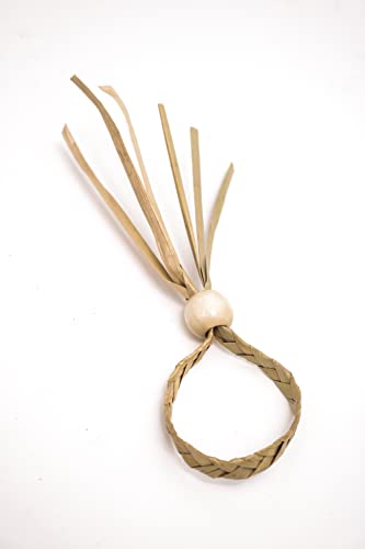 Round Woven Napkin Ring - Natural Napkins Rings, Napkin Ring Set, Farmhouse Napkin Rings Alternative to Plastic Napkin, Napkins Set of 10