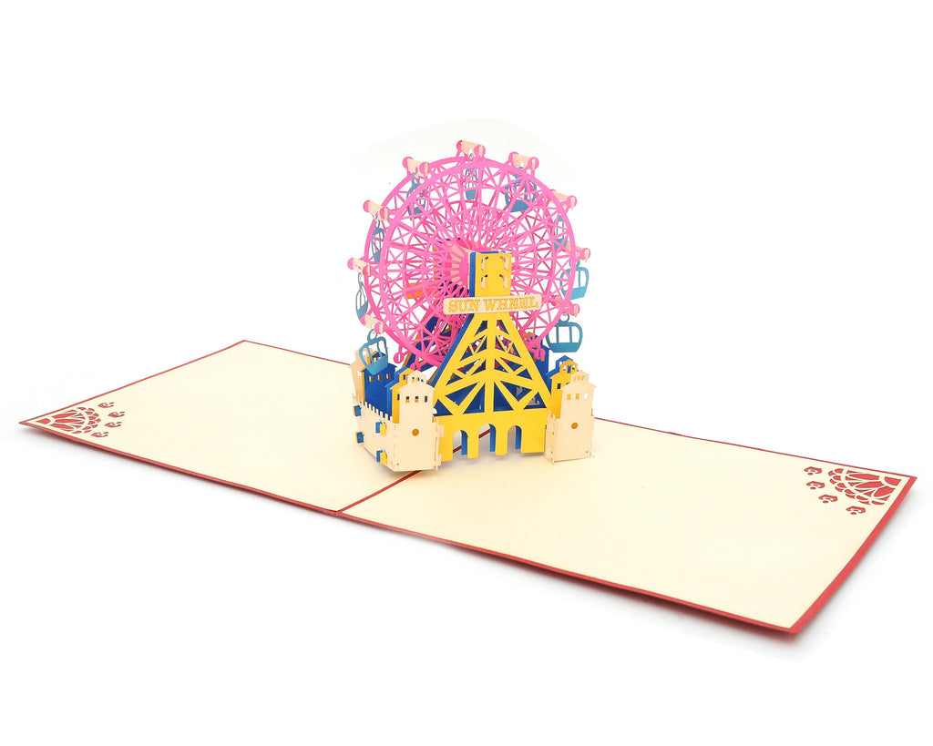 Vietnamese Symbol Handmade 3D Pop Up Paper Card