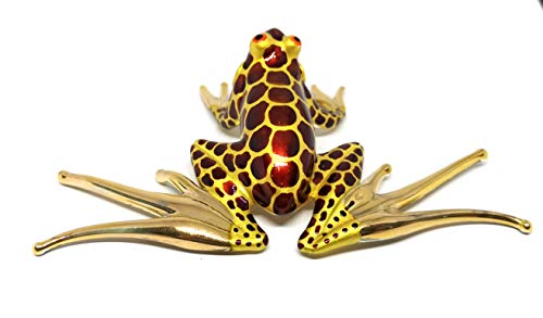 ZOOCRAFT Collectible Frog Decor Figurines Blown Glass Handmade Lovers Home Garden Decoration Animal Totem