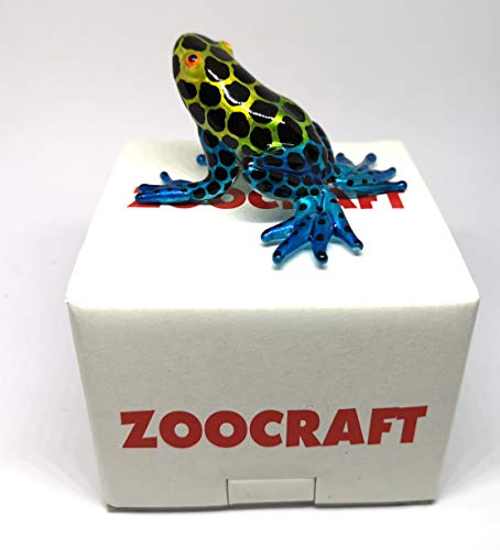 Frog Decor Figurines Blown Glass Animals Poison Dart Hand Painted Art Miniature Garden Decoration Statues Collectibles