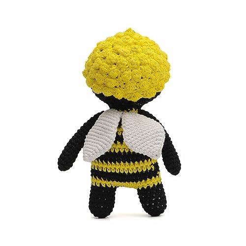 Bee Insect Collection Handmade Amigurumi Stuffed Toy Crochet Doll VAC (Bee)