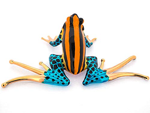Frog Figurines Collectible Blown Glass Gifts Ideas Handmade Lovers Animals Collectibles Home Garden Decor