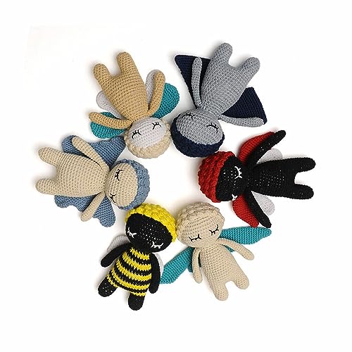 Bee Insect Collection Handmade Amigurumi Stuffed Toy Crochet Doll VAC (Bee)