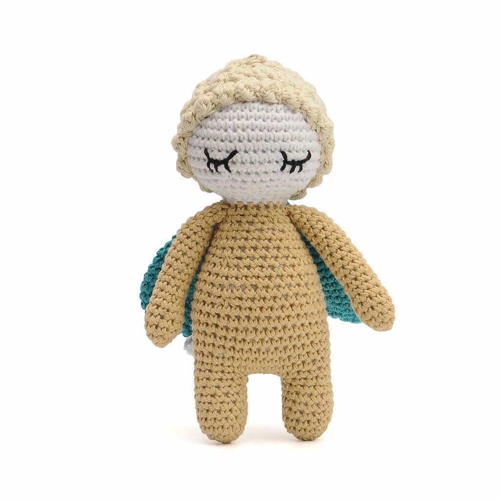 Insect Collection Handmade Amigurumi Stuffed Toy Crochet Doll VAC (Green Grass Bug)