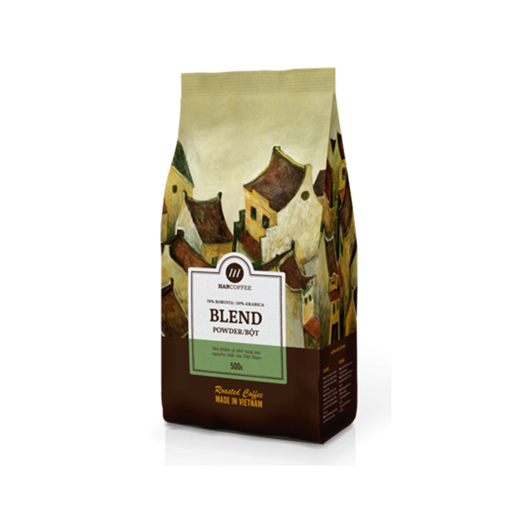 Drip Styled Vietnamese Grounded Coffee Robusta, Arabica, & Blended 500 grams by HanCoffee