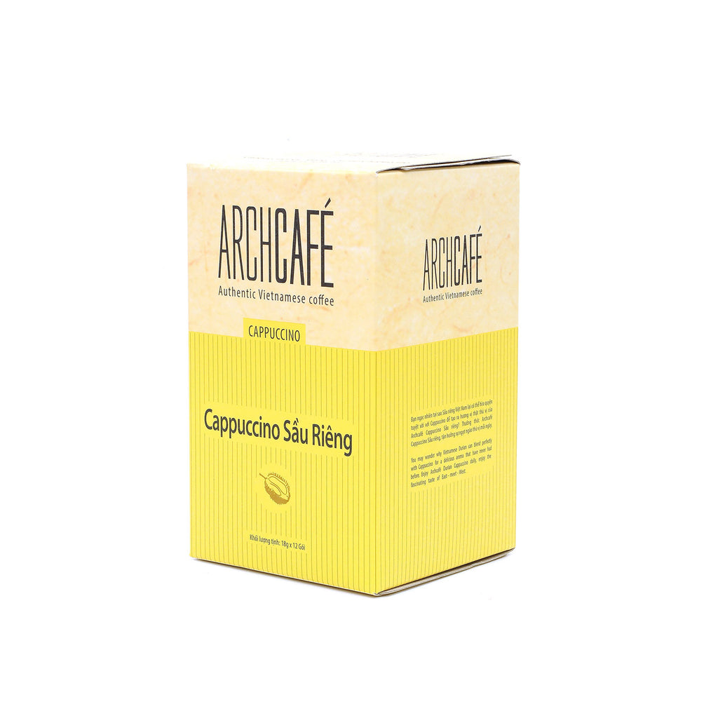 Archcafe Vietnamese Instant Coffee Beverages Cappuccino Latte 1 Box x 12 Packs