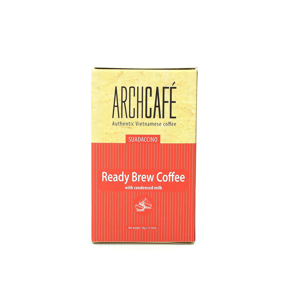 Archcafe Vietnamese Instant Coffee Beverages Cappuccino Latte 1 Box x 12 Packs