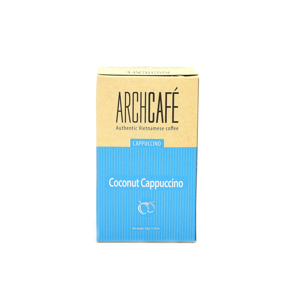 Archcafe Vietnamese Instant Coffee Beverages Cappuccino Latte 1 Box x 12 Packs