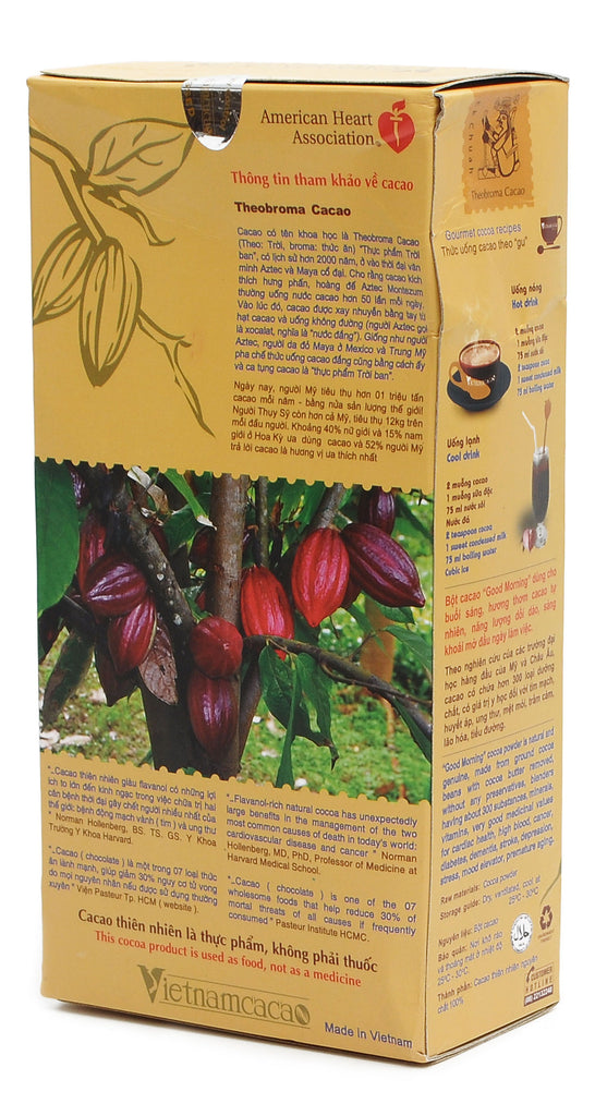 VietnamCacao Theobroma Cocoa 100% Pure Cocoa And Free Sugar 150 Gram Vietnam Chocolate