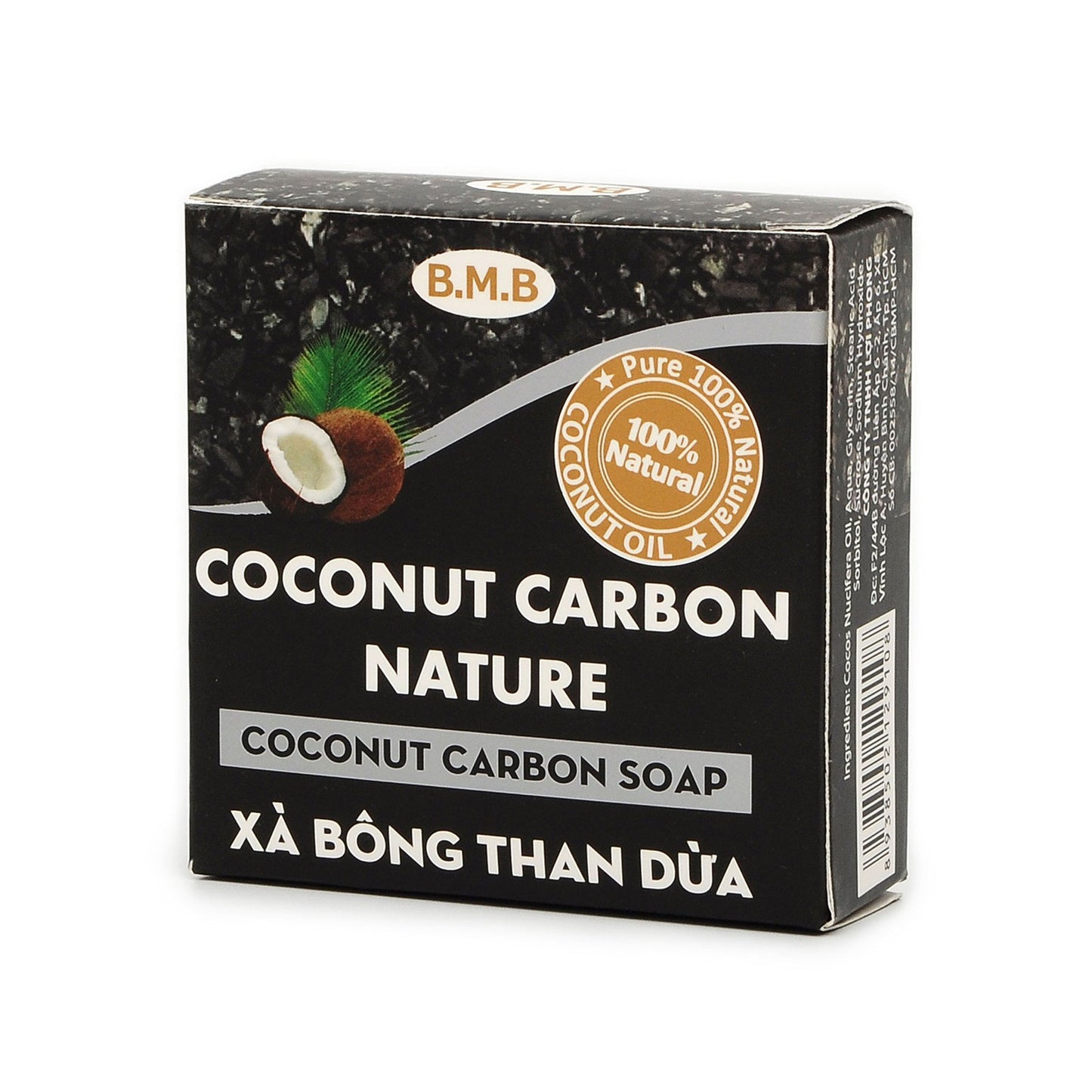B.M.B Coconut Oil Soap- Pure 100% Natural Coconut Oil